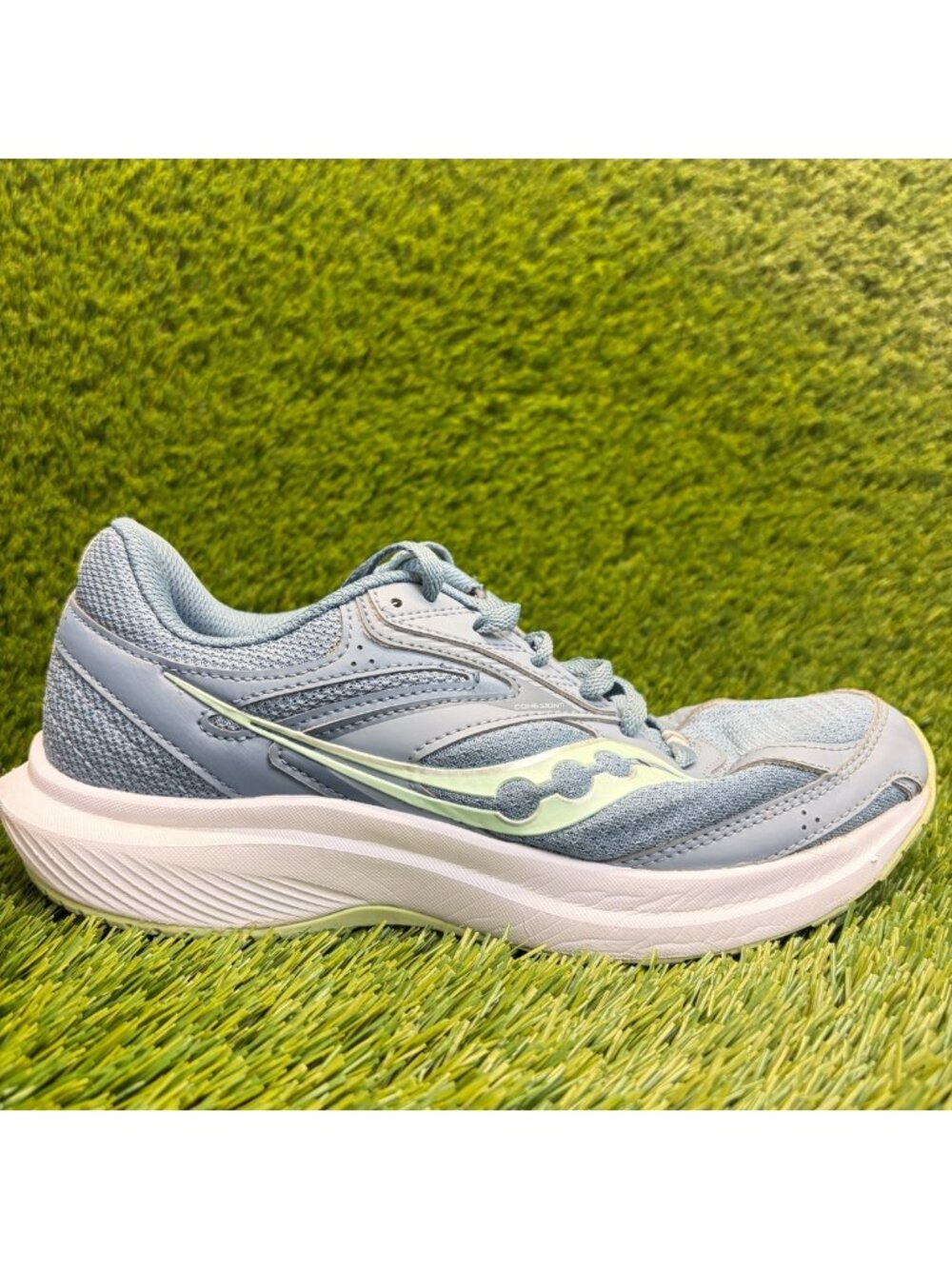 Saucony Cohesion 17 Womens Size 9 Blue Athletic Running Walking Shoes Sneakers